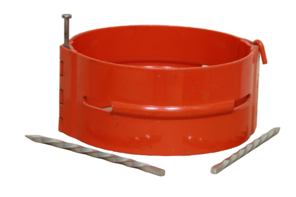 Hinged Spiral Nail Stop Collar